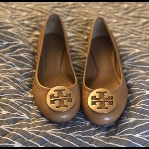 Tan Tory Burch flats